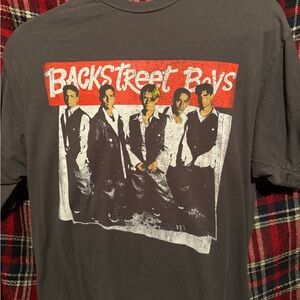 Backstreet Boys Graphic Tee - Charcoal